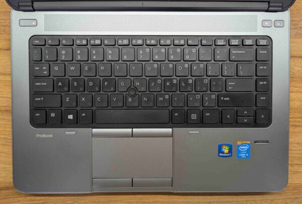 Ноутбук HP ProBook 640 G1 / 14" (1366x768) TN / Intel Core i5-4300M (2 (4) ядра по 2.6 - 3.3 GHz) / 8 GB DDR3 / 240 GB SSD / Intel HD Graphic 4600 / TouchID / WebCam / Windows 10 - Зображення 3