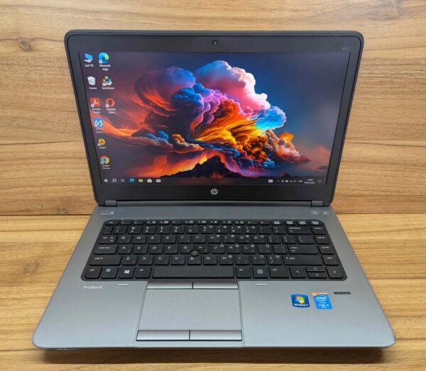 Ноутбук HP ProBook 640 G1 / 14" (1366x768) TN / Intel Core i5-4300M (2 (4) ядра по 2.6 - 3.3 GHz) / 8 GB DDR3 / 240 GB SSD / Intel HD Graphic 4600 / WebCam / TouchID / Windows 10 - Зображення 2