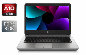 Ноутбук HP ProBook 645 G1 / 14" (1366x768) TN / AMD A10-5750M (4 ядра по 2.5 - 3.5 GHz) / 8 GB DDR3 / 240 GB SSD / AMD Radeon HD 8650G / WebCam / Fingerprint / Windows 10