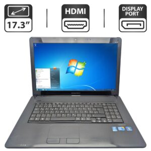 Ноутбук Medion Akoya E7216 / 17.3" (1600x900) TN / Intel Core i3-380M (2 (4) ядра по 2.53 GHz) / 6 GB DDR3 / 320 GB HDD / Intel HD Graphics / WebCam / АКБ не тримає