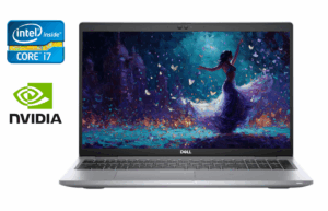 Ноутбук робоча станція Dell Precision 3560 / 15.6" (1920x1080) IPS / Intel Core i7-1185G7 (4 (8) ядра по 3.0 - 4.8 GHz) / 16 GB DDR4 / 512 GB SSD / nVidia T500, 2 GB GDDR6, 64-bit / WebCam / HDMI
