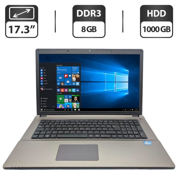 Ноутбук Terra Mobile 1749 / 17.3" (1600x900) TN / Intel Core i5-4200M (2 (4) ядра по 2.5 - 3.1 GHz) / 8 GB DDR3 / 1000 GB HDD / Intel HD Graphic 4600 / WebCam / DVD-ROM