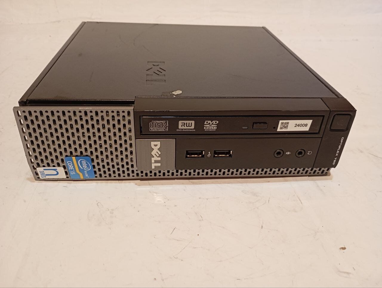 ПК Б-клас Dell OptiPlex 790 USFF / Intel Core i5-2400S (4 ядра по 2.5 - 3.3 GHz) / 8 GB DDR3 / 500 GB HDD / Intel HD Graphics 2000 / DVD-RW - Зображення 2