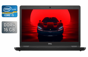 Ультрабук Б-клас Dell Latitude 5490 / 14" (1920x1080) IPS / Intel Core i5-8350U (4 (8) ядра по 1.7 - 3.6 GHz) / 16 GB DDR4 / 512 GB SSD / Intel UHD Graphics 620 / WebCam / Windows 10