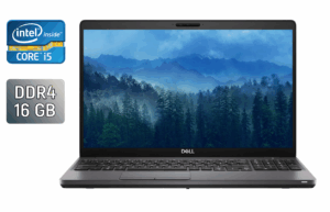Ультрабук Б-клас Dell Latitude 5501 / 15.6" (1920x1080) IPS / Intel Core i5-9400H (4 (8) ядра по 2.5 - 4.3 GHz) / 16 GB DDR4 / 256 GB SSD / Intel UHD Graphics 630 / WebCam / SIM