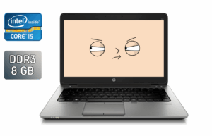 Ультрабук Б-клас HP EliteBook 840 G1 / 14" (1600x900) TN / Intel Core i5-4300U (2 (4) ядра по 1.9 - 2.9 GHz) / 8 GB DDR3 / 240 GB SSD / Intel HD Graphics 4400 / WebCam / Fingerprint / Windows 10