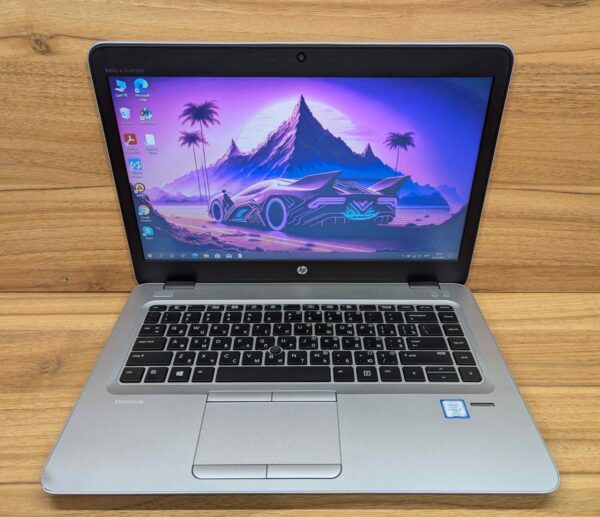 Ультрабук Б-клас HP EliteBook 840 G4 / 14" (1366x768) TN / Intel Core i7-7600U (2 (4) ядра по 2.8 - 3.9 GHz) / 8 GB DDR4 / 240 GB SSD / Intel HD Graphics 620 / WebCam / Fingerprint / Windows 10 - Зображення 2
