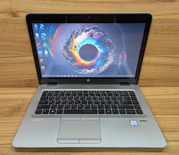Ультрабук Б-клас HP EliteBook 840 G4 / 14" (1920x1080) IPS Touch / Intel Core i5-7300U (2 (4) ядра по 2.6 - 3.5 GHz) / 8 GB DDR4 / 240 GB SSD / Intel HD Graphics 620 / WebCam / Fingerprint / Windows 10 - Зображення 2