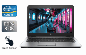 Ультрабук Б-клас HP EliteBook 840 G4 / 14" (1920x1080) IPS Touch / Intel Core i5-7300U (2 (4) ядра по 2.6 - 3.5 GHz) / 8 GB DDR4 / 240 GB SSD / Intel HD Graphics 620 / WebCam / Fingerprint / Windows 10