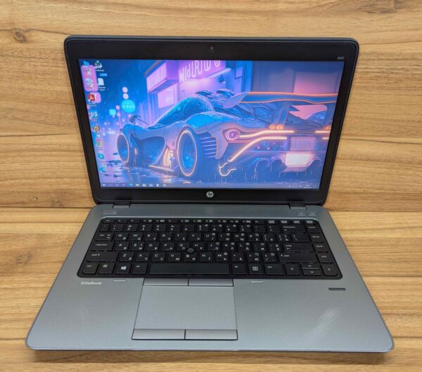 Ультрабук HP EliteBook 840 G1 / 14" (1366x768) TN / Intel Core i5-4300U (2 (4) ядра по 1.9 - 2.9 GHz) / 8 GB DDR3 / 240 GB SSD / Intel HD Graphics 4400 / WebCam / TouchID / Windows 10 - Зображення 2