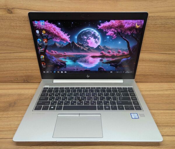 Ультрабук HP EliteBook 840 G5 / 14" (1920x1080) IPS / Intel Core i5-7200U (2 (4) ядра по 2.5 - 3.1 GHz) / 8 GB DDR4 / 256 GB SSD / Intel UHD Graphics 620 / WebCam / Fingerprint / Windows 10 - Зображення 2