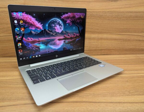 Ультрабук HP EliteBook 840 G5 / 14" (1920x1080) IPS / Intel Core i5-7200U (2 (4) ядра по 2.5 - 3.1 GHz) / 8 GB DDR4 / 256 GB SSD / Intel UHD Graphics 620 / WebCam / Fingerprint / Windows 10 - Зображення 4
