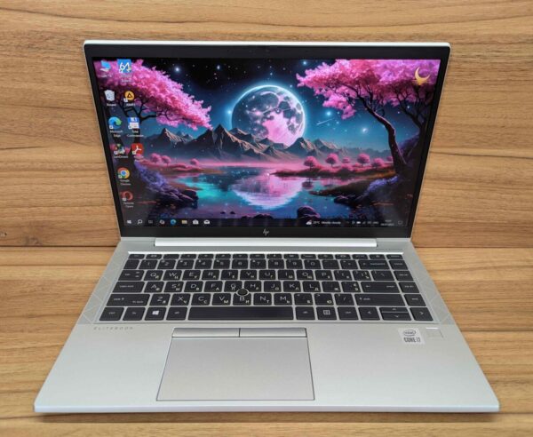 Ультрабук HP EliteBook 840 G7 / 14" (1920x1080) IPS / Intel Core i7-10610U (4 (8) ядра по 1.8 - 4.9 GHz) / 8 GB DDR4 / 512 GB SSD / Intel UHD Graphics / TouchID / WebCam / Windows 10 - Зображення 2