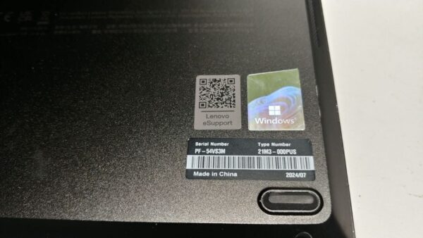 Ультрабук Lenovo ThinkPad E14 6 Gen / 14" (1920х1200) IPS / AMD Ryzen 7 7735U (8 (16) ядер по 2.7 - 4.75 GHz) / 16 GB DDR5 / 256 GB SSD / AMD Radeon 680M / WebCam / Windows 11 Pro - Зображення 10