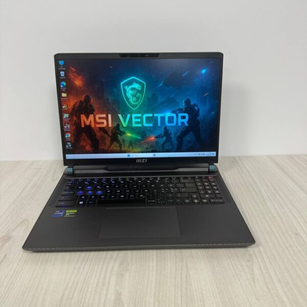 Ігровий ноутбук Б-клас MSI Vector GP68HX 12VH / 16" (1920x1200) IPS / Intel Core i9-12900HX (16 (24) ядер по 3.6 - 5.0 GHz) / 32 GB DDR5 / 1000 GB SSD NVMe / nVidia GeForce RTX 4080, 12 GB GDDR6, 192-bit / WebCam - Зображення 2