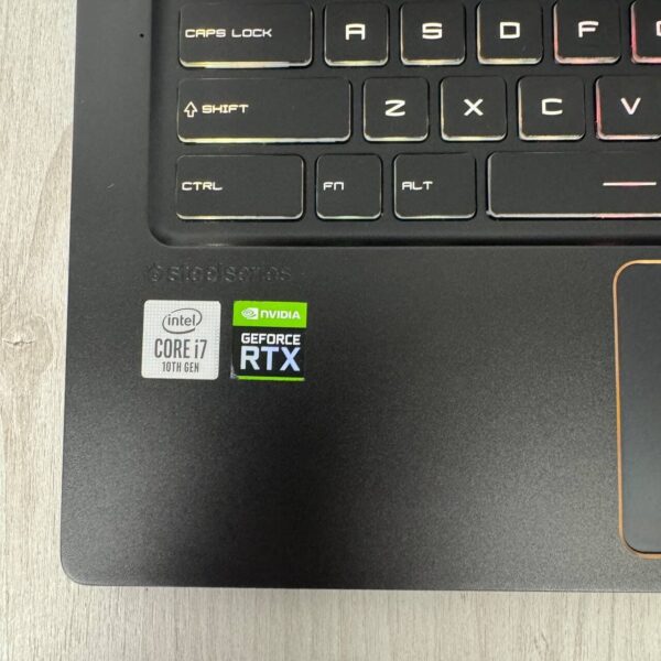 Ігровий ноутбук Б-клас MSI GS75 Stealth 10SE / 17.3" (1920x1080) IPS / Intel Core i7-10875H (8 (16) ядра по 2.3 - 5.1 GHz) / 16 GB DDR4 / 512 GB SSD NVMe / nVidia GeForce RTX 2060, 6 GB GDDR6, 192-bit / WebCam - Зображення 8