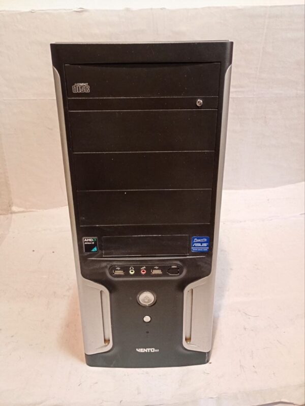 ПК Asus Vento A8 Tower / AMD Athlon II X3 460 (3 ядра по 3.4 GHz) / 16 GB DDR3 / 120 GB SSD / AMD Radeon HD 6670, 1 GB GDDR5, 128-bit / DVD-RW / 450W - Зображення 2