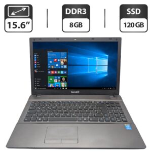 Ноутбук Terra Mobile 1528 / 15.6" (1366x768) TN / Intel Core i3-4000M (2 (4) ядра по 2.4 GHz) / 8 GB DDR3 / 120 GB SSD / Intel HD Graphics 4600 / WevCam / DVD-ROM / АКБ не тримає