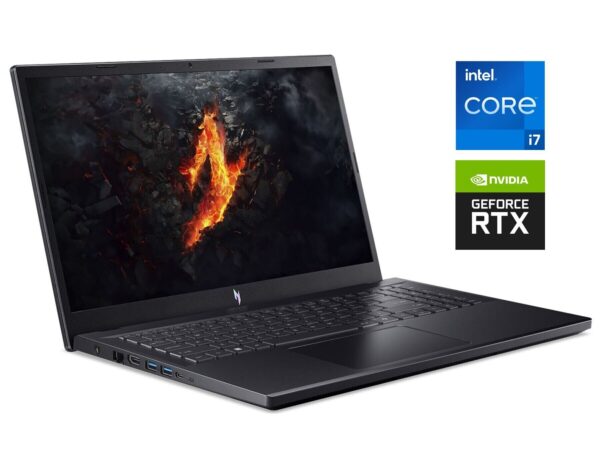 Ігровий ноутбук Acer Nitro V15 ANV15-51 / 15.6" (1920x1080) IPS / Intel Core i7-13620H (10 (16) ядер по 2.4 - 4.9 GHz) / 16 GB DDR5 / 512 GB SSD NVMe / nVidia GeForce RTX 4060, 8 GB GDDR6, 128-bit / WebCam