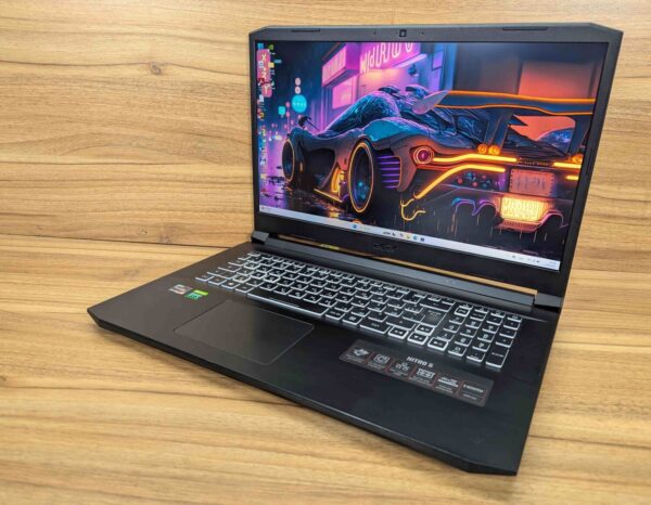 Ігровий ноутбук Acer Nitro 5 AN517-41 / 17.3" (1920x1080) IPS / AMD Ryzen 7 5800H (8 (16) ядер по 3.2 - 4.4 GHz) / 32 GB DDR4 / 512 GB SSD / nVidia GeForce RTX 3080, 8 GB GDDR6, 256-bit / WebCam / Windows 11 - Зображення 5
