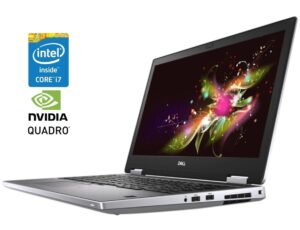 Мобільна робоча станція Б-клас Dell Precision 7540 / 15.6" (1920x1080) IPS / Intel Core i7-9850H (6 (12) ядер по 2.6 - 4.6 GHz) / 32 GB DDR4 / 512 GB SSD NVMe / nVidia Quadro RTX 3000, 6 GB GDDR6, 192-bit / WebCam