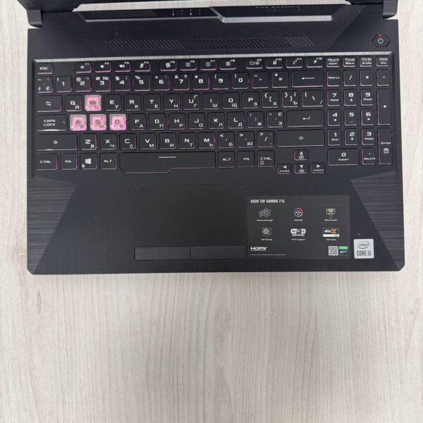 Ігровий ноутбук Asus TUF Gaming F15 FX506LI / 15.6" (1920x1080) IPS / Intel Core i5-10300H (4 (8) ядра по 2.5 - 4.5 GHz) / 16 GB DDR4 / 256 GB SSD NVMe / nVidia GeForce GTX 1650 Ti, 4 GB GDDR6, 128-bit / WebCam - Зображення 7