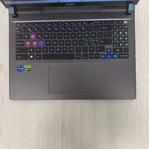 Ігровий ноутбук Б-клас MSI Vector GP68HX 12VH / 16" (1920x1200) IPS / Intel Core i9-12900HX (16 (24) ядер по 3.6 - 5.0 GHz) / 32 GB DDR5 / 1000 GB SSD NVMe / nVidia GeForce RTX 4080, 12 GB GDDR6, 192-bit / WebCam - Зображення 7