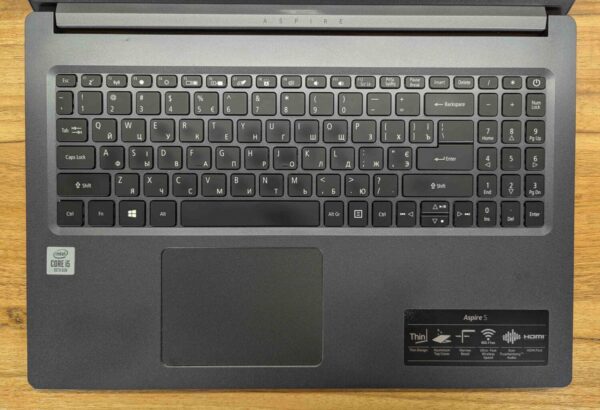 Ноутбук Acer Aspire 5 A515-54 / 15.6" (1920x1080) IPS / Intel Core i5-10210U (4 (8) ядра по 1.6 - 4.2 GHz) / 12 GB DDR4 / 512 GB SSD / Intel UHD Graphics / WebCam / Windows 10 - Зображення 3