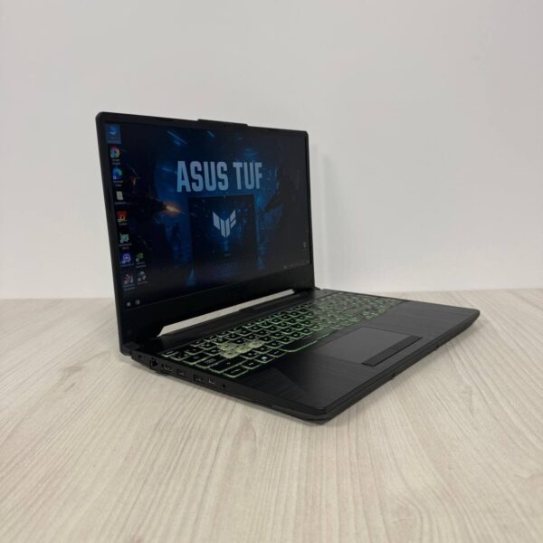 Ігровий ноутбук Б-клас Asus TUF Gaming F15 FX506LH / 15.6" (1920x1080) IPS / Intel Core i7-10750H (6 (12) ядер по 2.6 - 5.0 GHz) / 16 GB DDR4 / 512 GB SSD NVMe / nVidia GeForce GTX 1650, 4 GB GDDR6, 128-bit / WebCam - Зображення 4