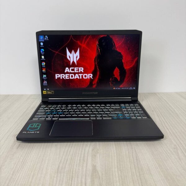 Ігровий ноутбук Б-клас Acer Predator Triton 300 PT315-52 / 15.6" (1920x1080) IPS / Intel Core i7-10750H (6 (12) ядер по 2.6 - 5.0 GHz) / 32 GB DDR4 / 1000 GB SSD NVMe / nVidia GeForce RTX 2070 Max-Q, 8 GB GDDR6, 256-bit / WebCam - Зображення 2