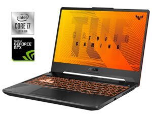 Ігровий ноутбук Б-клас Asus TUF Gaming F15 FX506LH / 15.6" (1920x1080) IPS / Intel Core i7-10750H (6 (12) ядер по 2.6 - 5.0 GHz) / 16 GB DDR4 / 512 GB SSD NVMe / nVidia GeForce GTX 1650, 4 GB GDDR6, 128-bit / WebCam