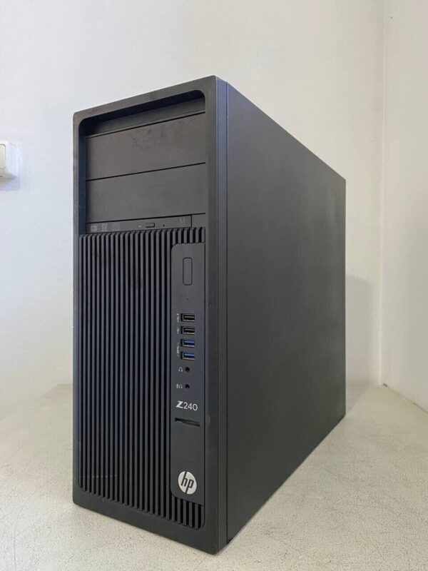 Робоча станція HP Z240 Workstation Tower / Intel Core i7-6700 (4 (8) ядра по 3.4 - 4.0 GHz) / 32 GB DDR4 / 256 GB SSD / nVidia GeForce GTX 1060, 6 GB GDDR5, 192-bit / DVD-ROM - Зображення 2