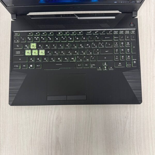 Ігровий ноутбук Б-клас Asus TUF Gaming F15 FX506LH / 15.6" (1920x1080) IPS / Intel Core i7-10750H (6 (12) ядер по 2.6 - 5.0 GHz) / 16 GB DDR4 / 512 GB SSD NVMe / nVidia GeForce GTX 1650, 4 GB GDDR6, 128-bit / WebCam - Зображення 7