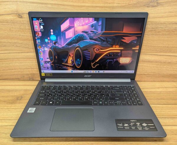 Ноутбук Acer Aspire 5 A515-54 / 15.6" (1920x1080) IPS / Intel Core i5-10210U (4 (8) ядра по 1.6 - 4.2 GHz) / 12 GB DDR4 / 512 GB SSD / Intel UHD Graphics / WebCam / Windows 10 - Зображення 2