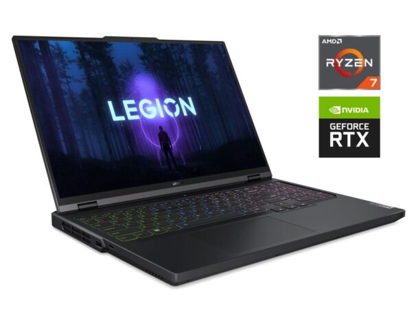 Ігровий ноутбук Б-клас Lenovo Legion 5 Pro 16ARX8 / 16" (2560x1600) IPS / AMD Ryzen 7 7745HX (8 (16) ядер по 3.6 - 5.1 GHz) / 16 GB DDR5 / 512 GB SSD NVMe / nVidia GeForce RTX 4060, 8 GB GDDR6, 128-bit / WebCam