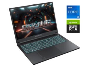 Ігровий ноутбук Gigabyte G6 KF / 16" (1920x1200) IPS / Intel Core i7-13620H (10 (16) ядер по 3.6 - 4.9 GHz) / 16 GB DDR5 / 1000 GB SSD NVMe / nVidia GeForce RTX 4060, 8 GB GDDR6, 128-bit / WebCam