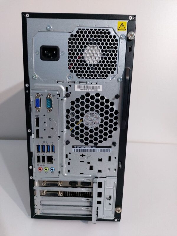 Комплект: Lenovo ThinkCentre M800 Tower / Intel Core i5-6500 (4 ядра по 3.2 - 3.6 GHz) / 16 GB DDR4 / 256 GB SSD + 500 GB HDD / nVidia GeForce GTX 950, 2 GB GDDR5, 128-bit / DVD-ROM + Монітор LG 24MB37PM-B / 24" (1920x1080) IPS + Веб-камера, кабелі - Зображення 5