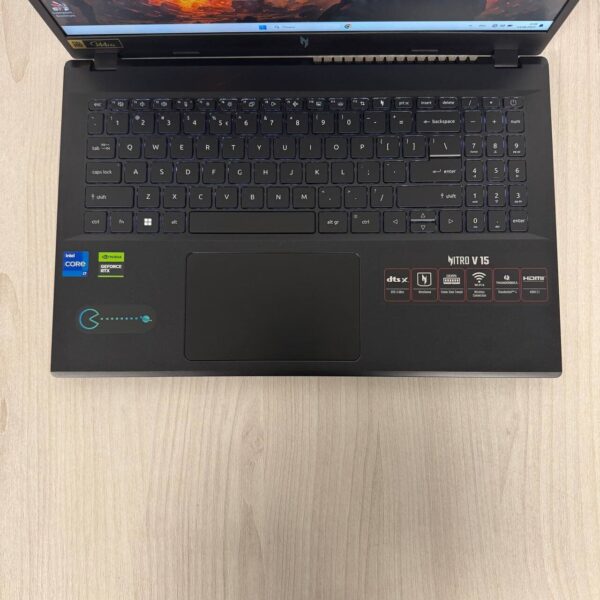 Ігровий ноутбук Acer Nitro V15 ANV15-51 / 15.6" (1920x1080) IPS / Intel Core i7-13620H (10 (16) ядер по 2.4 - 4.9 GHz) / 16 GB DDR5 / 512 GB SSD NVMe / nVidia GeForce RTX 4060, 8 GB GDDR6, 128-bit / WebCam - Зображення 7