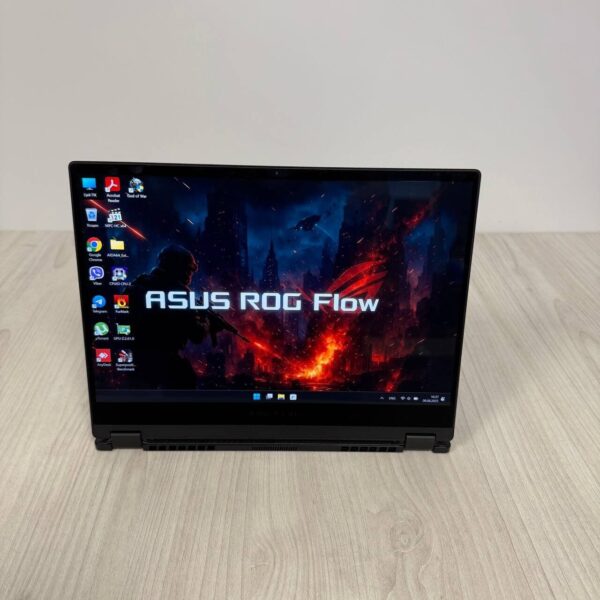 Ігровий ультрабук-трансформер Asus Rog Flow x13 GV301QH / 13.4" (1920x1080) IPS Touch / AMD Ryzen 9 5900HS (8 (16) ядер по 3.0 - 4.6 GHz) / 16 GB DDR4 / 1000 GB SSD NVMe / nVidia GeForce GTX 1650 Max-Q, 4 GB GDDR6, 128-bit / WebCam - Зображення 8