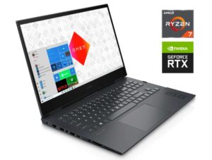 Ігровий ноутбук HP Omen 16-c0037nf / 16.1" (1920x1080) IPS / AMD Ryzen 7 5800H (8 (16) ядер по 3.2 - 4.4 GHz) / 32 GB DDR4 / 1000 GB SSD NVMe / nVidia GeForce RTX 3070, 8 GB GDDR6, 256-bit / WebCam