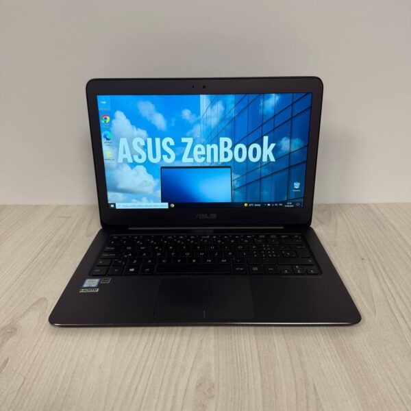Ультрабук Б-клас Asus ZenBook UX305CA / 13.3" (1920x1080) IPS / Intel Core m3-6Y30 (2 (4) ядра по 0.9 - 2.2 GHz) / 8 GB DDR3 / 256 GB SSD NVMe / Intel UHD Graphics 620 / WebCam - Зображення 2