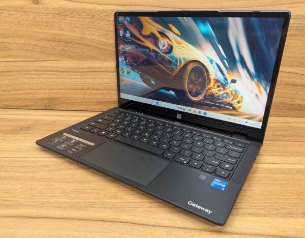 Ноутбук Gateway GWTC51427-BK / 14" (1920x1080) IPS / Intel Core i5-1235U (10 (12) ядер по 3.3 - 4.4 GHz) / 8 GB DDR4 / 240 GB SSD / Intel Iris Xe Graphics / WebCam / TouchID / Windows 11 - Зображення 5