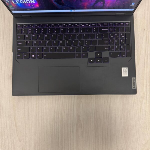 Ігровий ноутбук Б-клас Lenovo Legion 5 Pro 16ARX8 / 16" (2560x1600) IPS / AMD Ryzen 7 7745HX (8 (16) ядер по 3.6 - 5.1 GHz) / 16 GB DDR5 / 512 GB SSD NVMe / nVidia GeForce RTX 4060, 8 GB GDDR6, 128-bit / WebCam - Зображення 7
