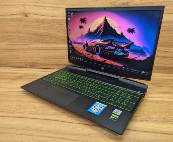 Ігровий ноутбук Б-клас HP Pavilion Gaming 15-dk1056wm / 15.6" (1920x1080) IPS / Intel Core i5-10300H (4 (8) ядра по 2.5 - 4.5 GHz) / 16 GB DDR4 / 512 GB SSD / nVidia GeForce GTX 1650, 4 GB GDDR5, 128-bit / WebCam / Windows 10 - Зображення 5