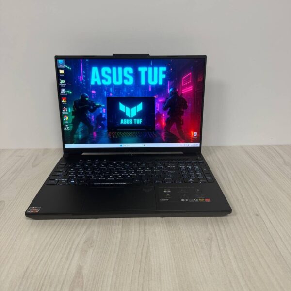 Ігровий ноутбук Б-клас Asus TUF Gaming Advantage A16 FA617NS / 16" (1920x1200) IPS / AMD Ryzen 7 7735HS (8 (16) ядер по 3.2 - 4.75 GHz) / 16 GB DDR5 / 512 GB SSD NVMe / AMD Radeon RX 7600S, 8 GB GDDR6, 128-bit / WebCam - Зображення 2