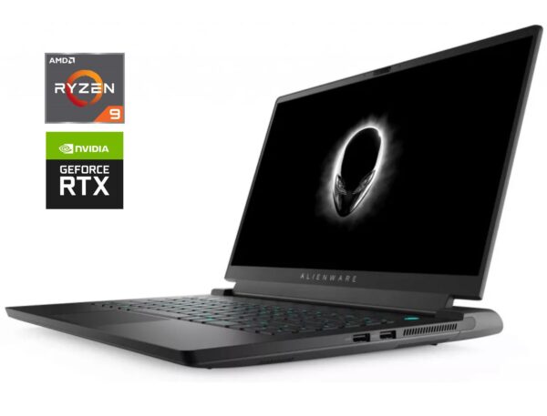 Ігровий ноутбук Dell Alienware m15 R5 / 15.6" (1920x1080) IPS / AMD Ryzen 9 5900HX (8 (16) ядер по 3.3 - 4.6 GHz) / 16 GB DDR4 / 1000 GB SSD NVMe / nVidia GeForce RTX 3070, 8 GB GDDR6, 256-bit / WebCam