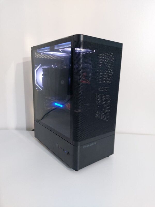 Ігровий ПК Prologix GM-01MAB Tower / Intel Core i7-6700K (4 (8) ядра по 4.2 - 4.2 GHz) / 24 GB DDR4 / 256 GB SSD M.2 + 1000 GB HDD / nVidia GeForce GTX 1070, 8 GB GDDR5, 256-bit / 600W + Кабелі підключення, перехідник, пульт управління