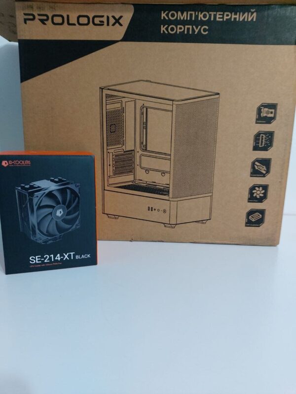 Ігровий ПК Prologix GM-01MAB Tower / Intel Core i5-9600K (6 ядер по 3.7 - 4.6 GHz) / 32 GB DDR4 / 250 GB SSD M.2 + 1000 GB HDD / AMD Radeon RX 5700 XT, 8 GB GDDR6, 256-bit / 650W + Кабелі підключення, перехідник, пульт управління - Зображення 5