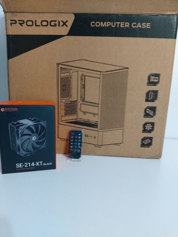 Ігровий ПК Prologix GM-01MAB Tower / Intel Core i7-6700K (4 (8) ядра по 4.2 - 4.2 GHz) / 24 GB DDR4 / 256 GB SSD M.2 + 1000 GB HDD / nVidia GeForce GTX 1070, 8 GB GDDR5, 256-bit / 600W + Кабелі підключення, перехідник, пульт управління - Зображення 7