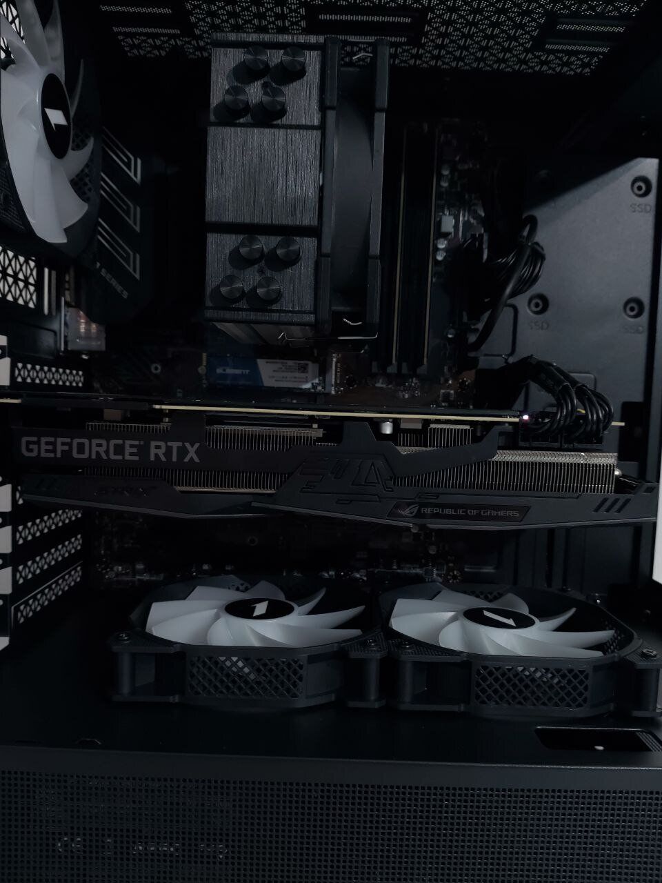 Ігровий ПК 1stPlayer Mi7-A Tower / Intel Core i7-9700 (8 ядер по 3.0 - 4.7 GHz) / 32 GB DDR4 / 1000 GB SSD M.2 / nVidia GeForce RTX 2080 Ti, 11 GB GDDR6, 352-bit / 650W + Кабелі підключення - Зображення 5